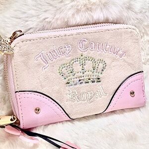 Juicy Couture Pink and Cream Wallet